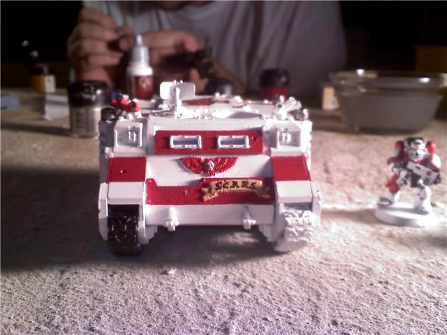 Rhino, Space Marines, White Scars