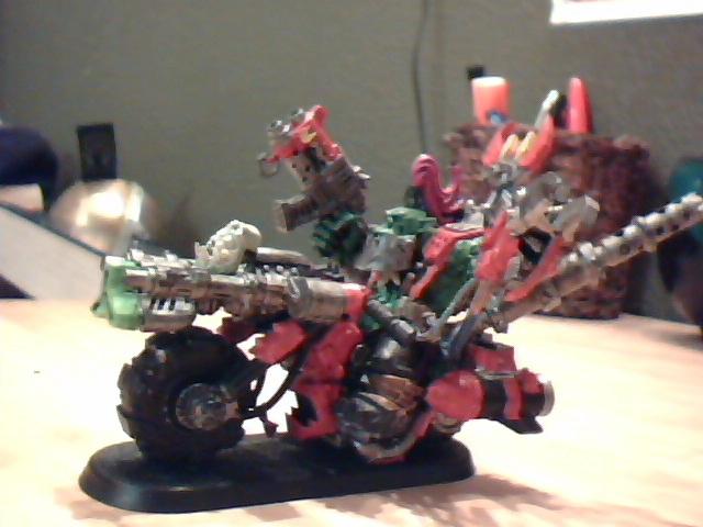 Blurred Photo, Orks, Warbike
