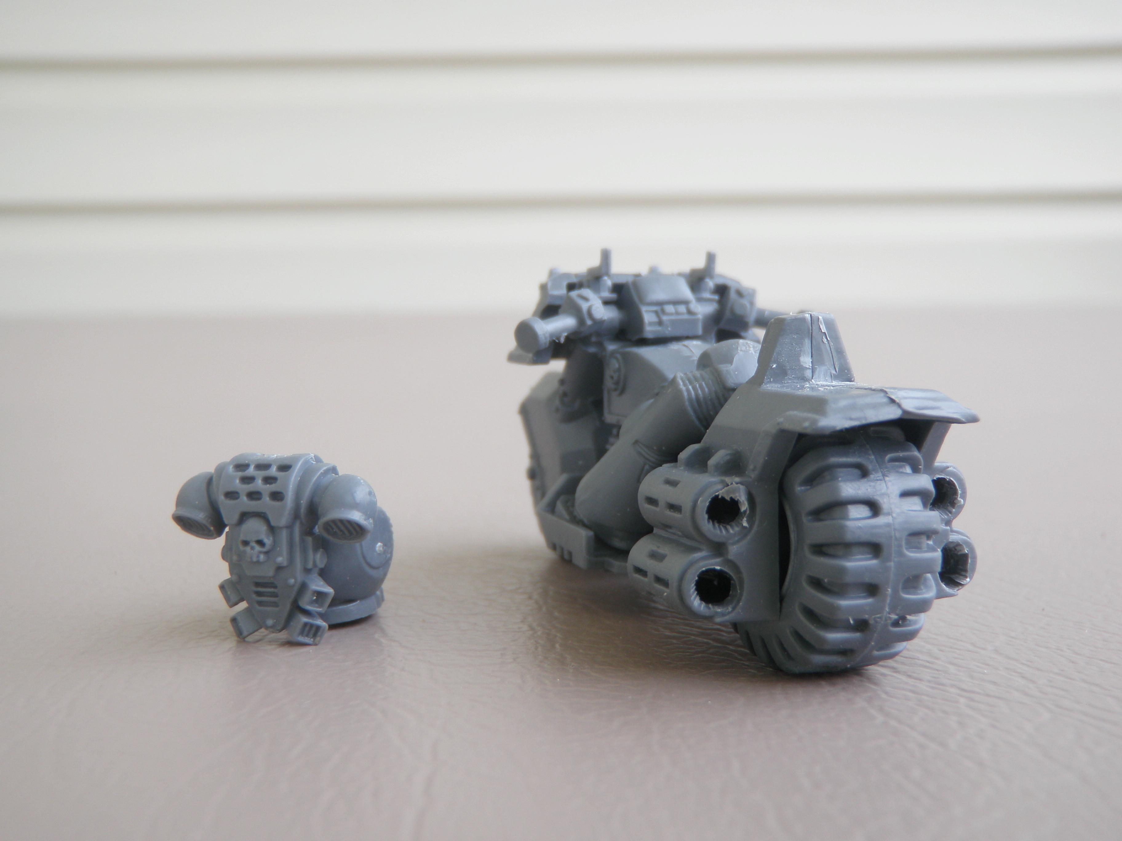Rear of a Unfinished Bike