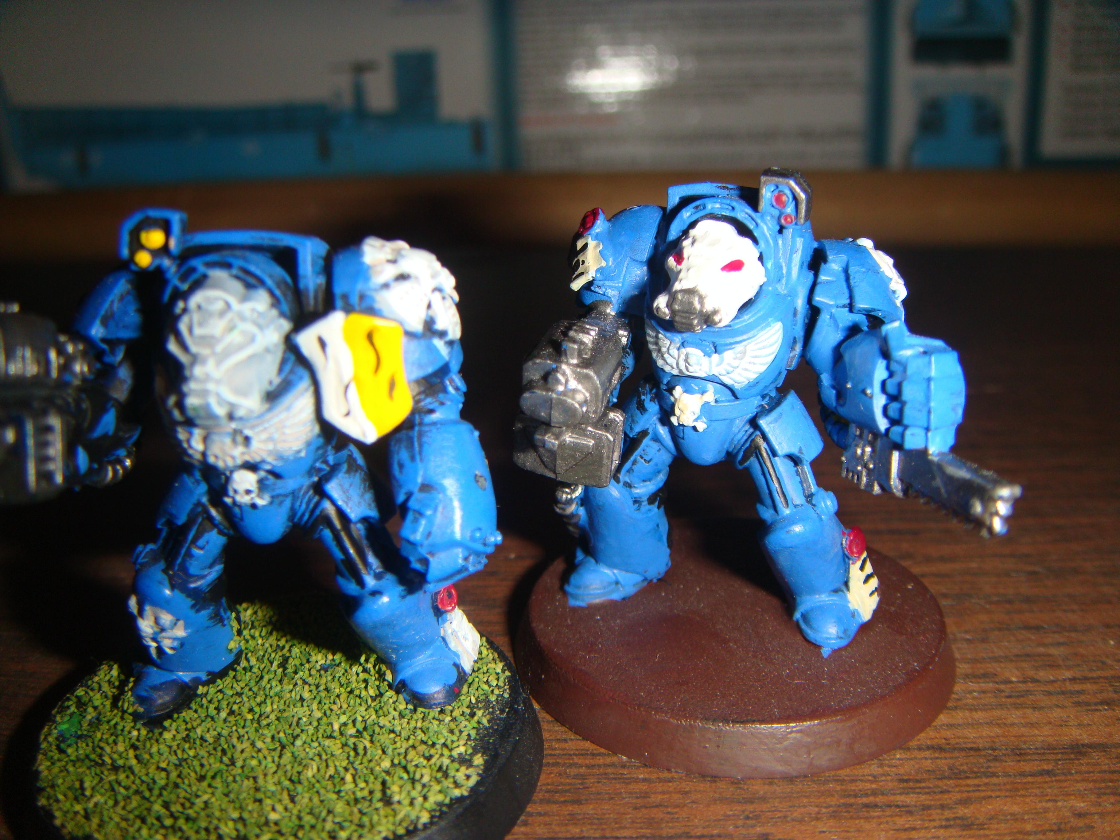 Space Marines, Terminator Armor, Ultramarines