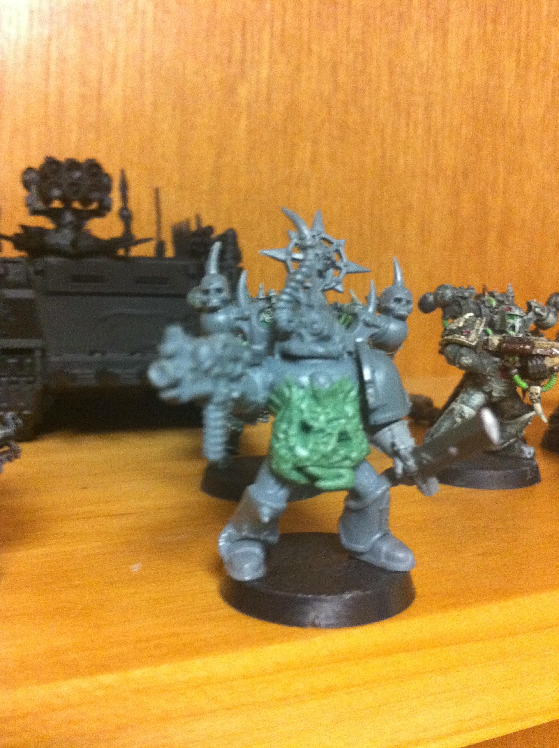 Chaos Space Marines, Conversion, Death Guard, Greenstuff, Nurgle