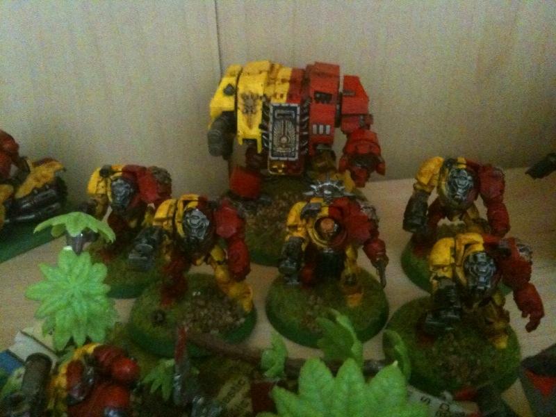 Dreadnought, Howling Griffons, Space Marines, Terminator Armor, Warhammer 40,000