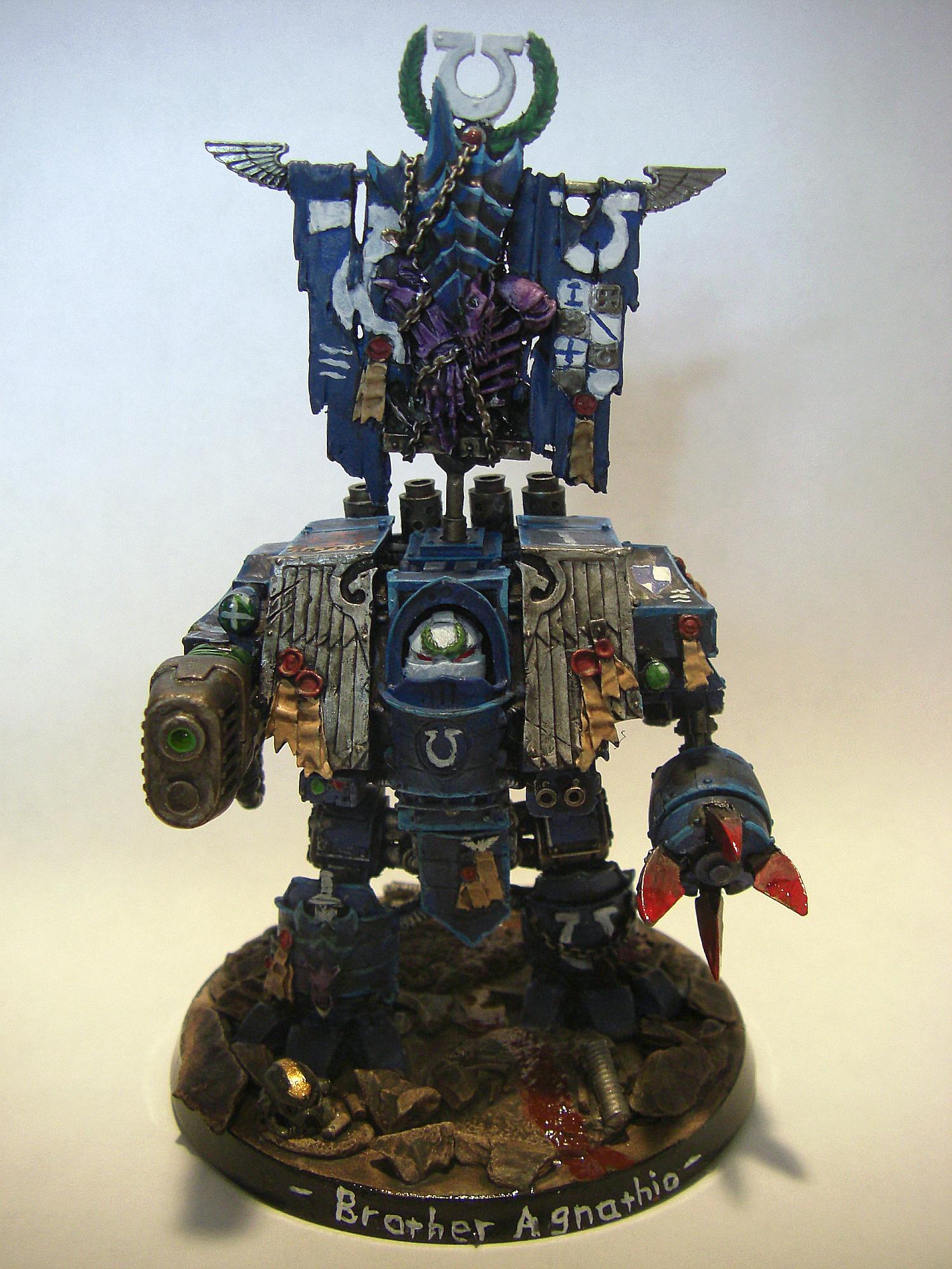 Dreadnought, Forge World, Space Marines, Ultramarines, Venerable