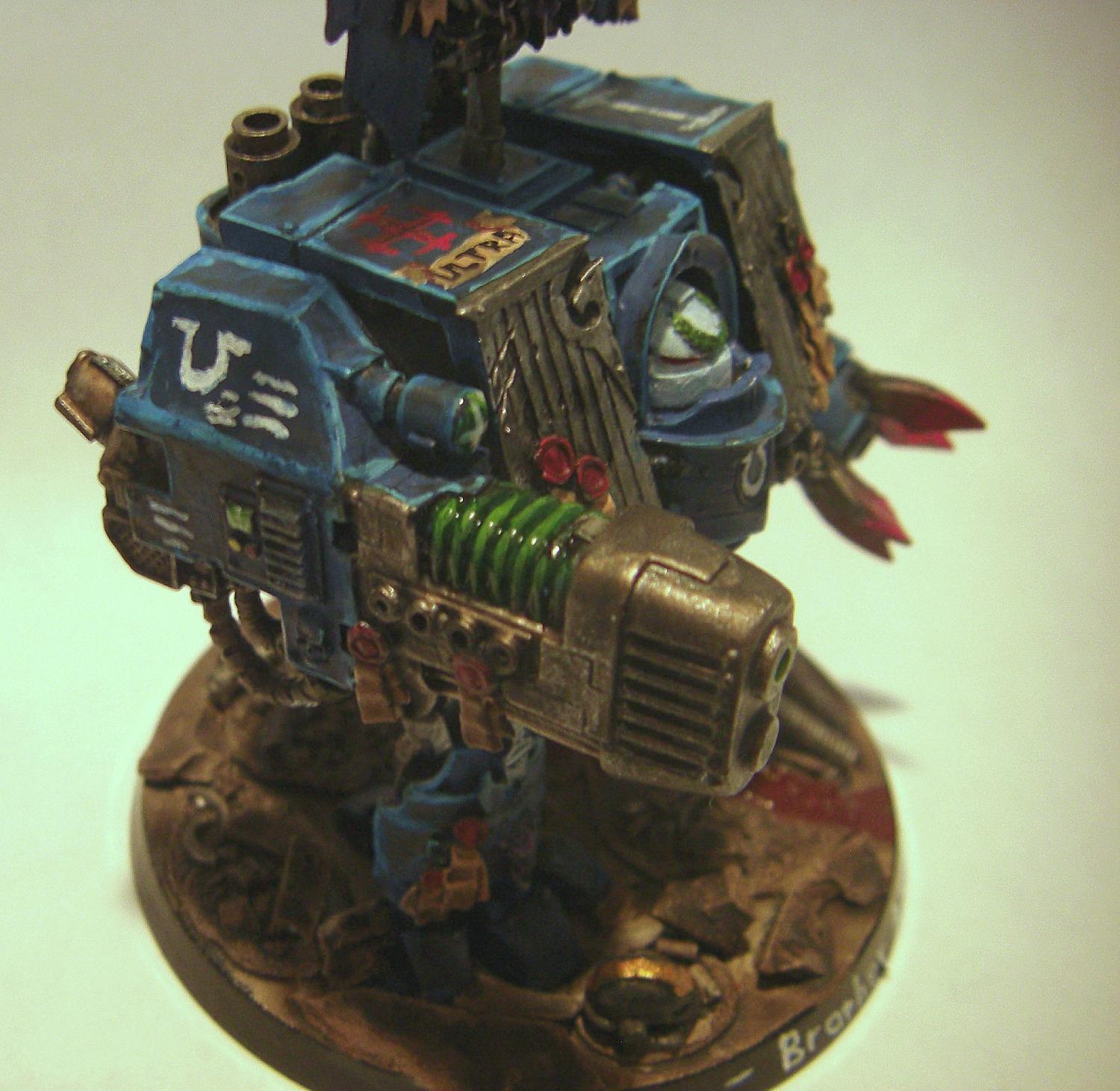 Dreadnought, Forge World, Space Marines, Ultramarines, Venerable