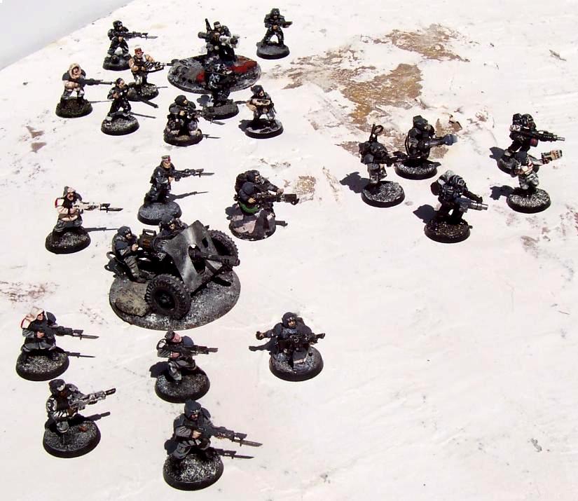 Escouade, Imperial, Soldat, Troupe, Warhammer 40,000