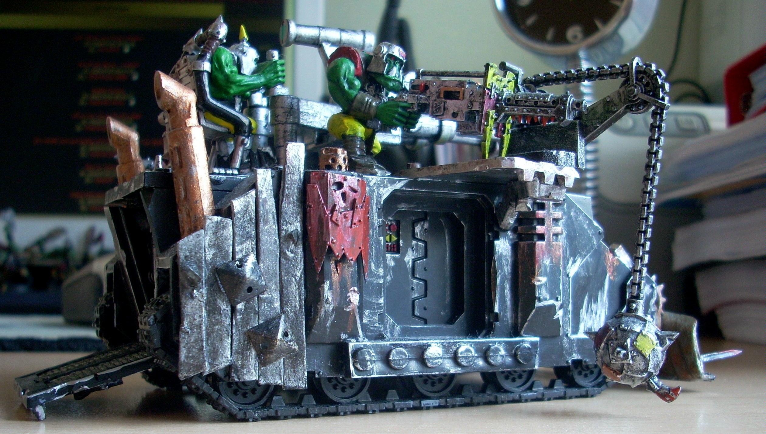 Custom, Looted, Orks, Rhino, Wagon, Warhammer 40,000