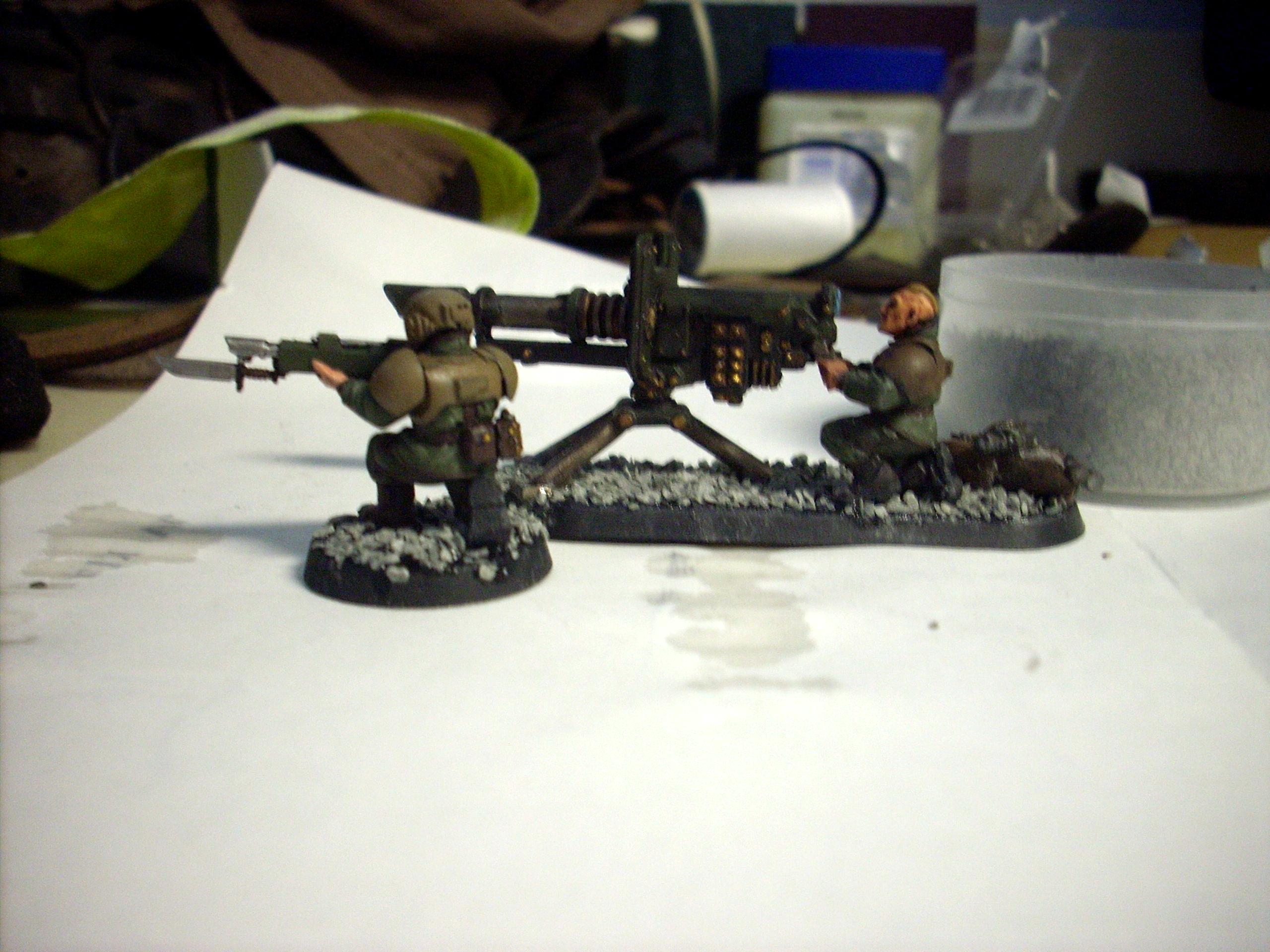 Heavy Weapon Team, Imperial Guard, Lascannon