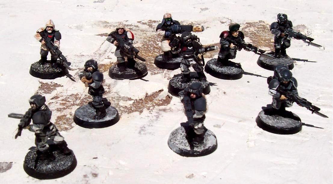 Escouade, Fantassins, Troupe, Warhammer 40,000