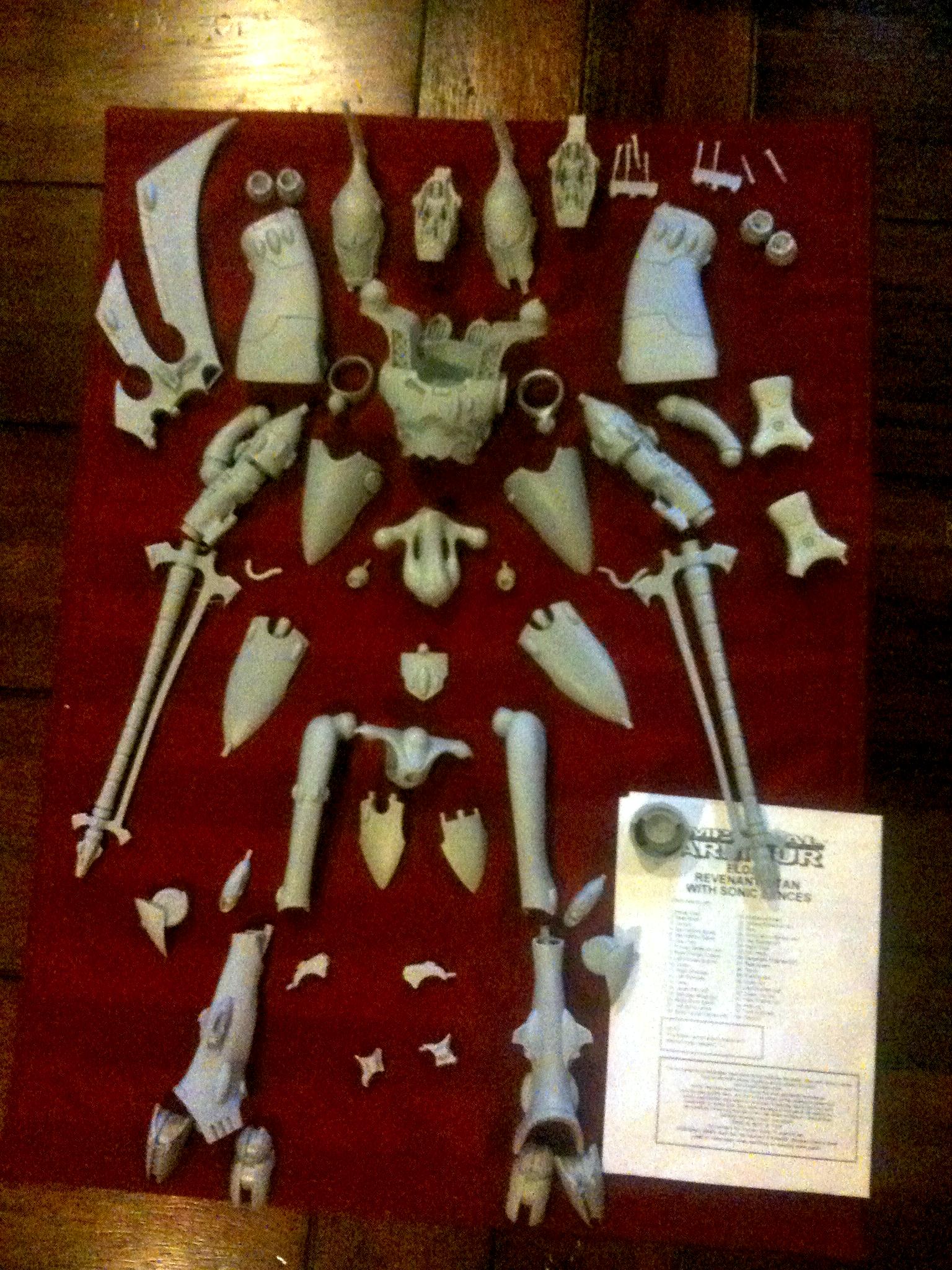 Eldar, Titan, Eldar Revenant Titan Layout w/Instructions