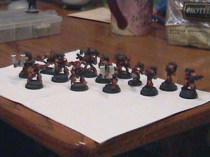 my old Vet Devastaor squad in Mark 1 armor and combi weapons shotgun/lasgun