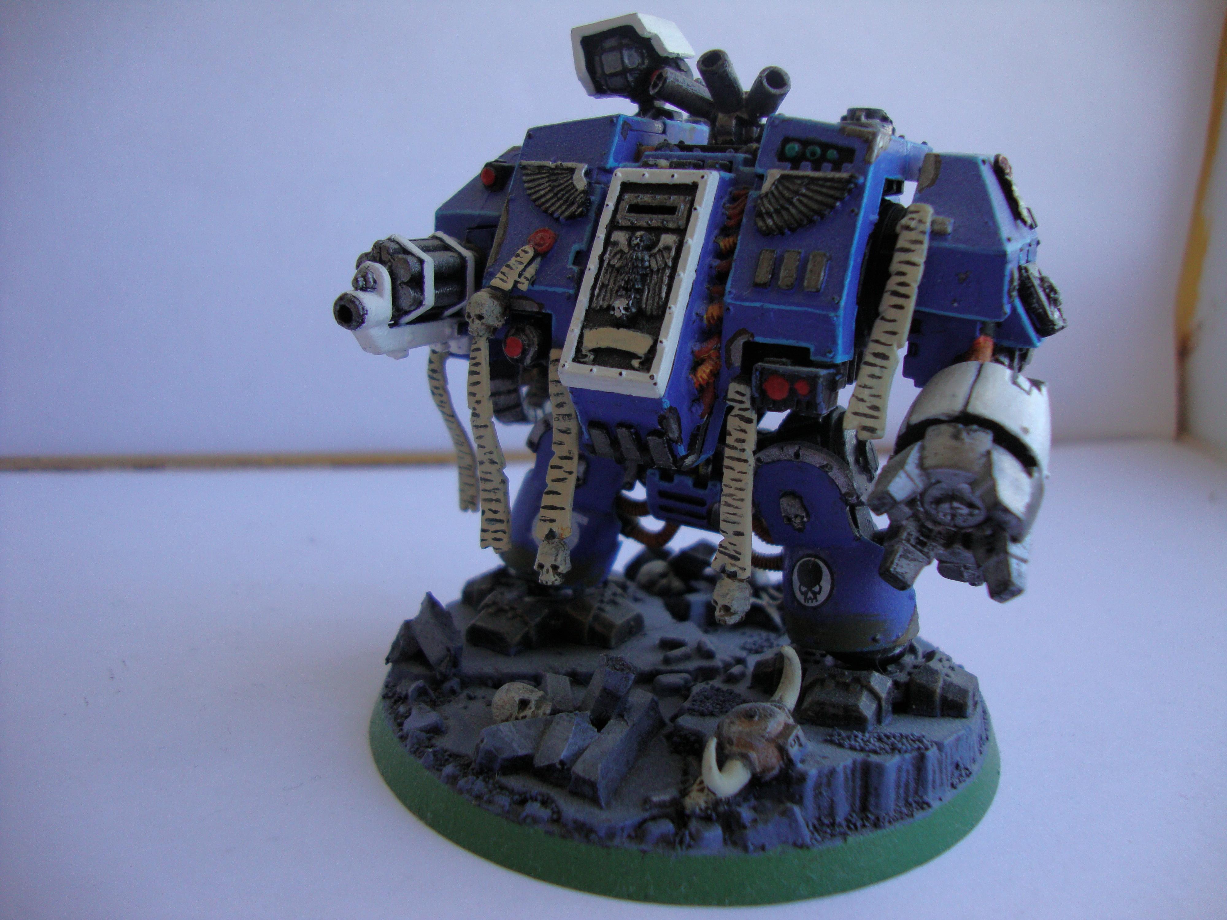 Dreadnought, Purity Seals, Space Marines, Ultramarines