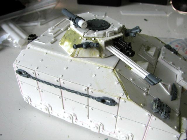 3rd, Belgium, Camouflage, Chimera, Conversion, Darkon, Imperial Guard, Plasticard, Schratchbuilt, Tank, Veteran, Warhammer 40,000, Work In Progress