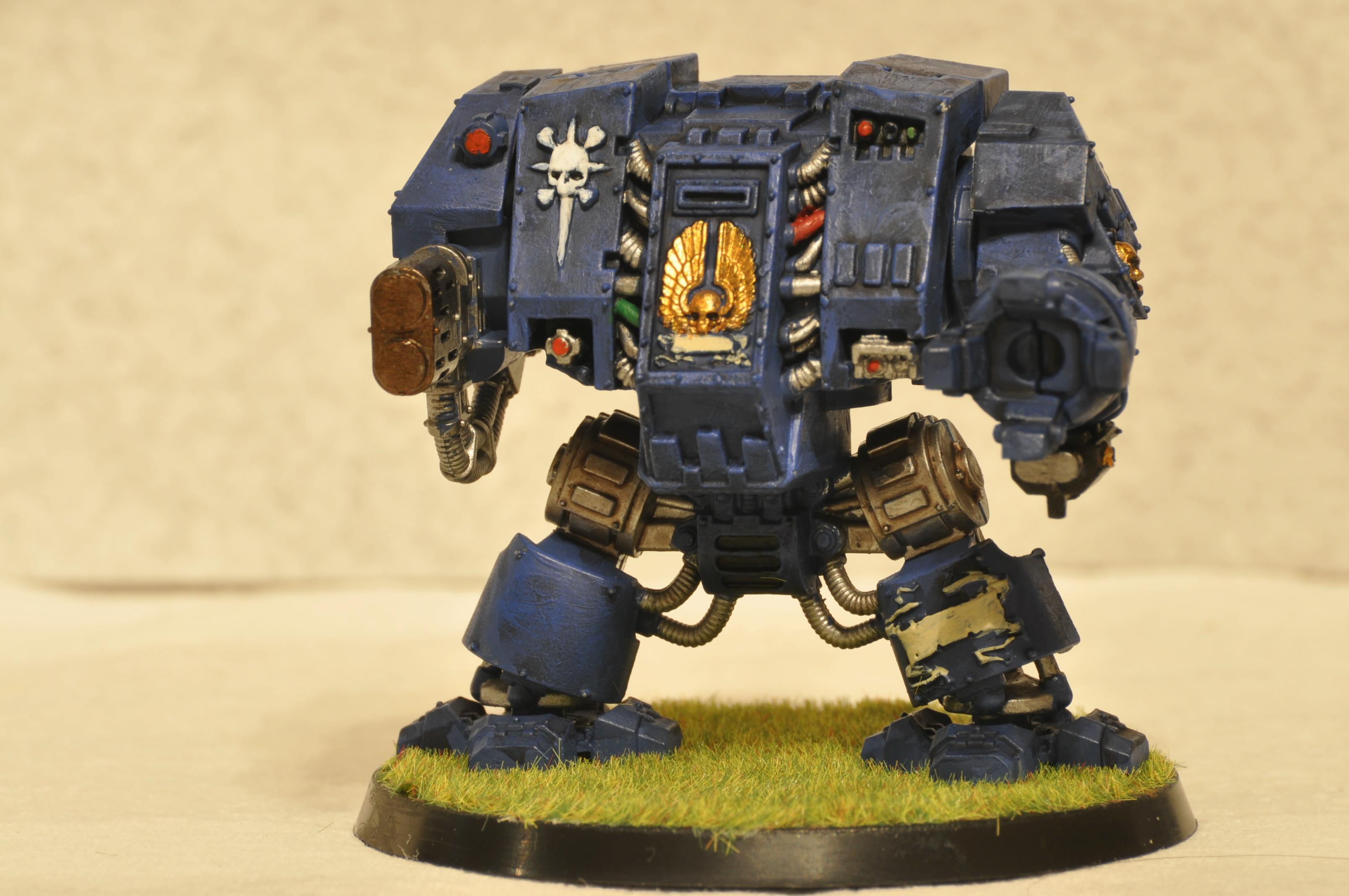 Dreadnought, Space Marines, Ultramarines