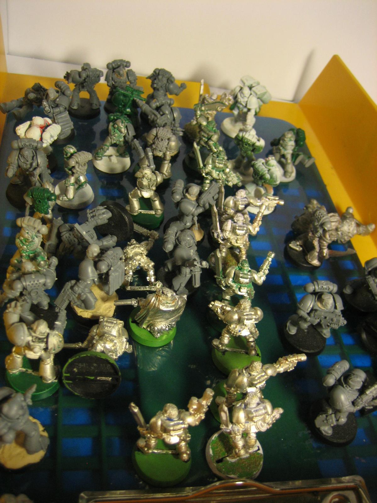 Metal are scouts and plastic are a new Tac squad. I have 30+ metal scouts...somewhere