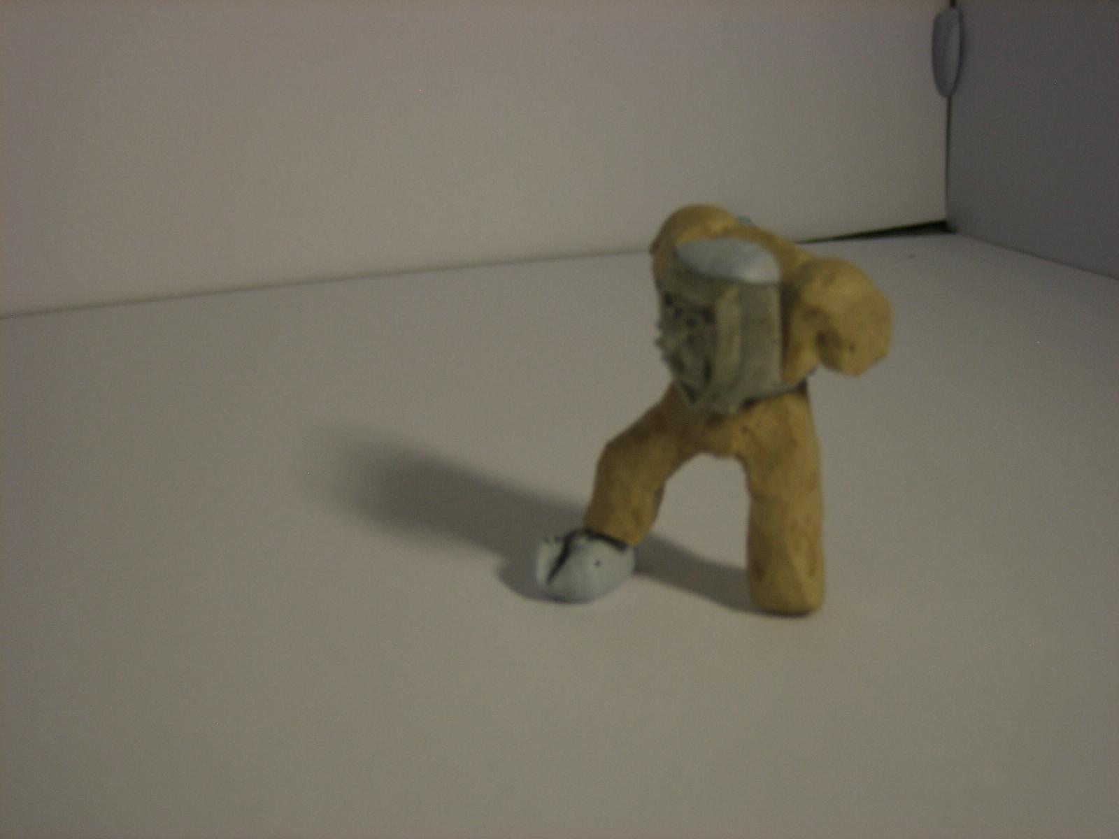This is my very first sculpt. It is the basis of my 'Daemon Prince'