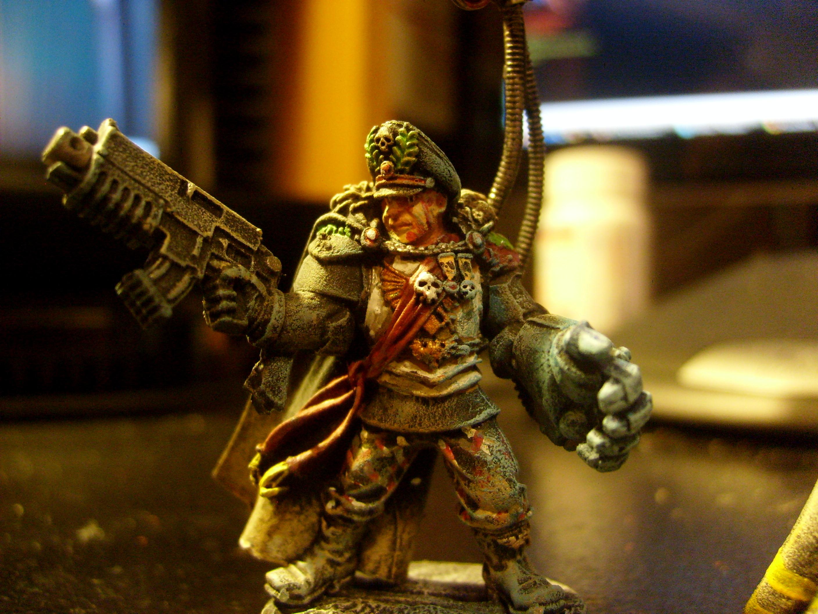 Bolter, Commissar, Imperial Guard, Lord Commissar, Power Fist, Warhammer 40,000