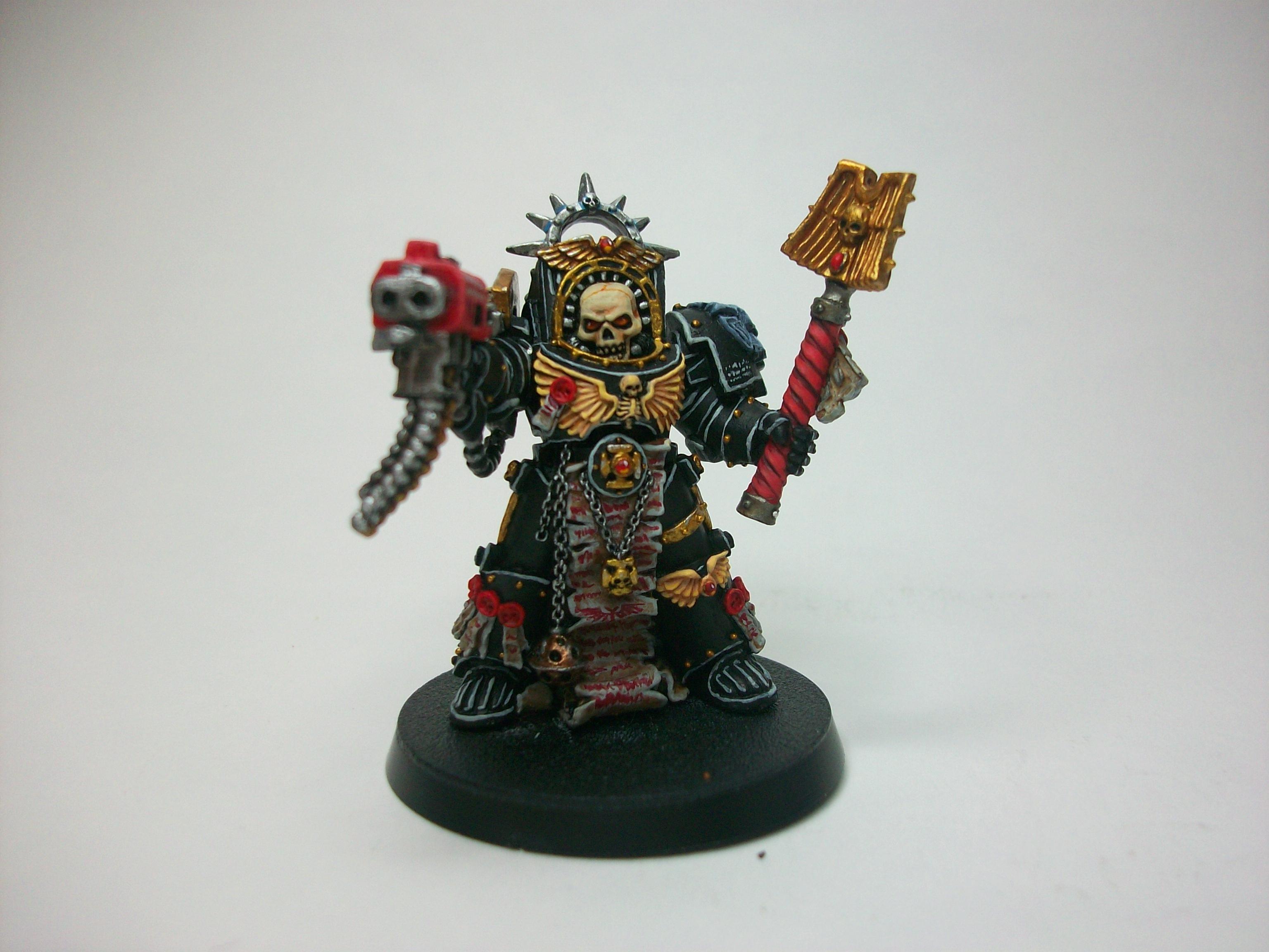Chaplain, Space Marine Chaplain In Terminator Armour, Terminator Armor, Ultramarines, Warhammer 40,000