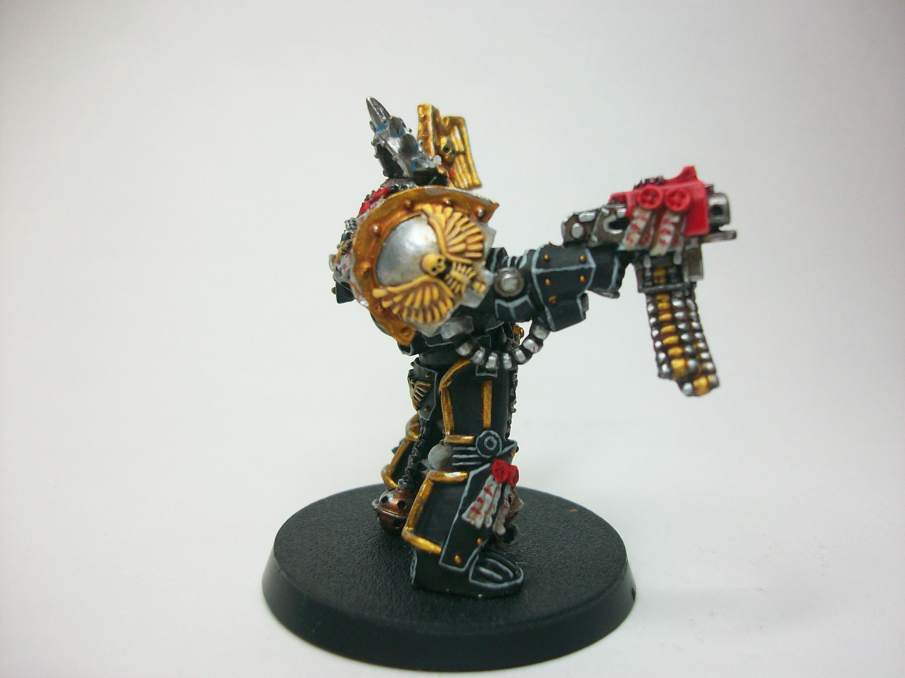 Chaplain, Space Marine Chaplain In Terminator Armour, Terminator Armor, Ultramarines, Warhammer 40,000