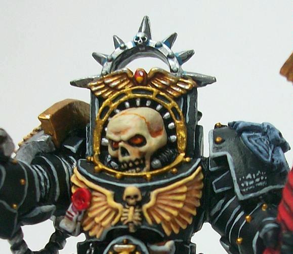 Chaplain, Space Marine Chaplain In Terminator Armour, Space Marines, Terminator Armor, Ultramarines, Warhammer 40,000