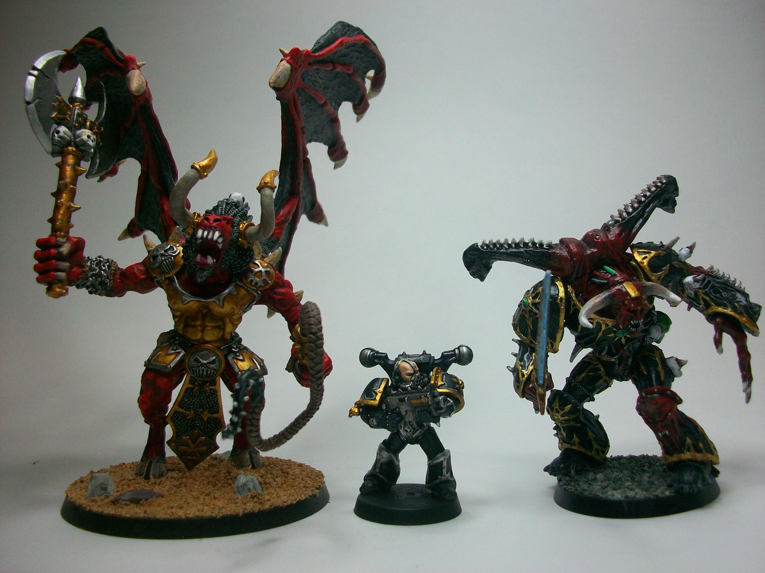 Bloodthirster, Chaos Daemons, Chaos Space Marines, Khorne, Warhammer 40,000