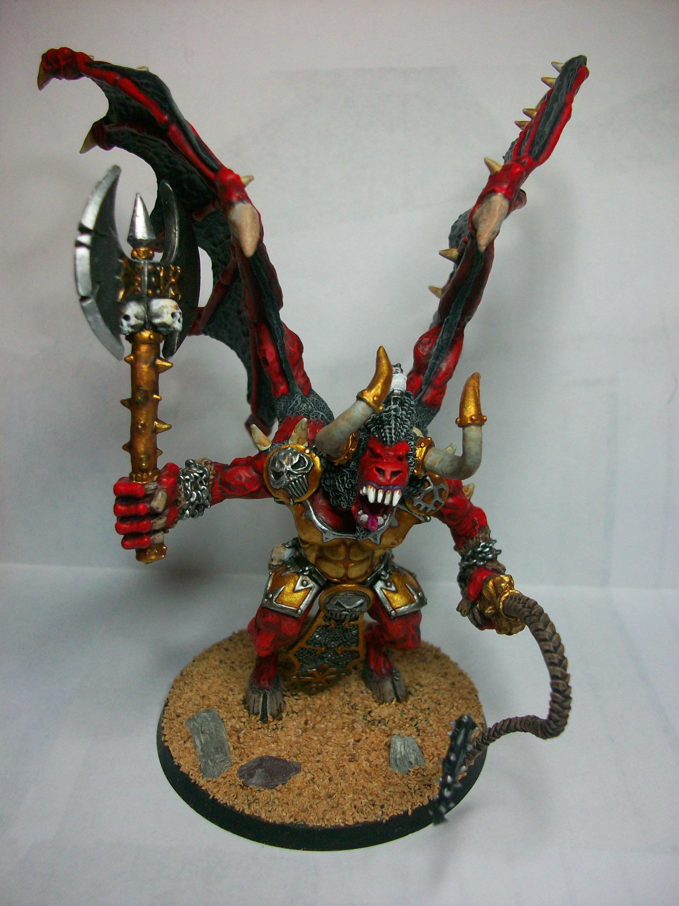 Chaos Daemons, Chaos Daemons Bloodthirster, Chaos Space Marines, Khorne, Warhammer 40,000