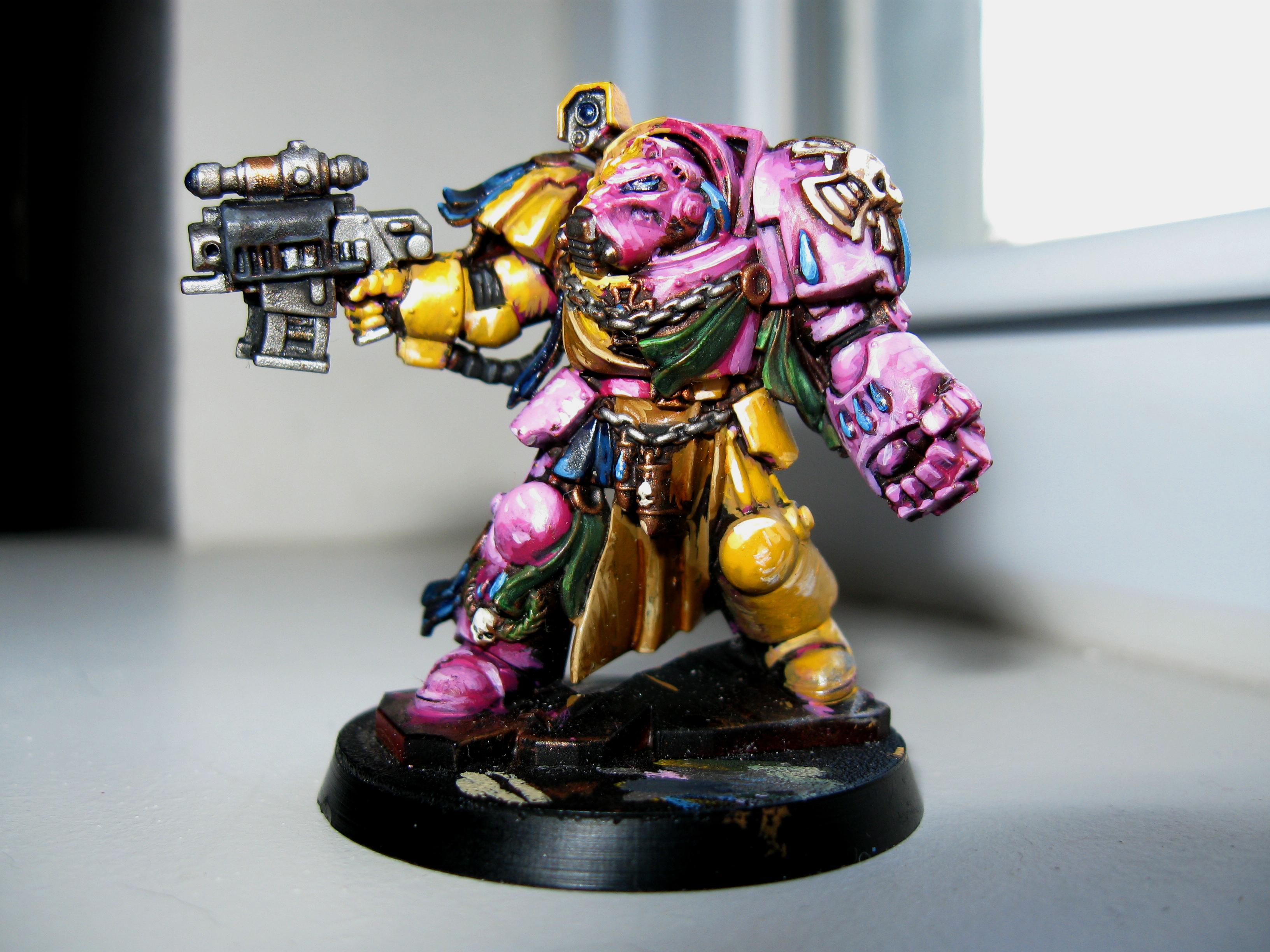 Pink, Space Hulk, Space Marines, Terminator Armor, Warhammer 40,000 