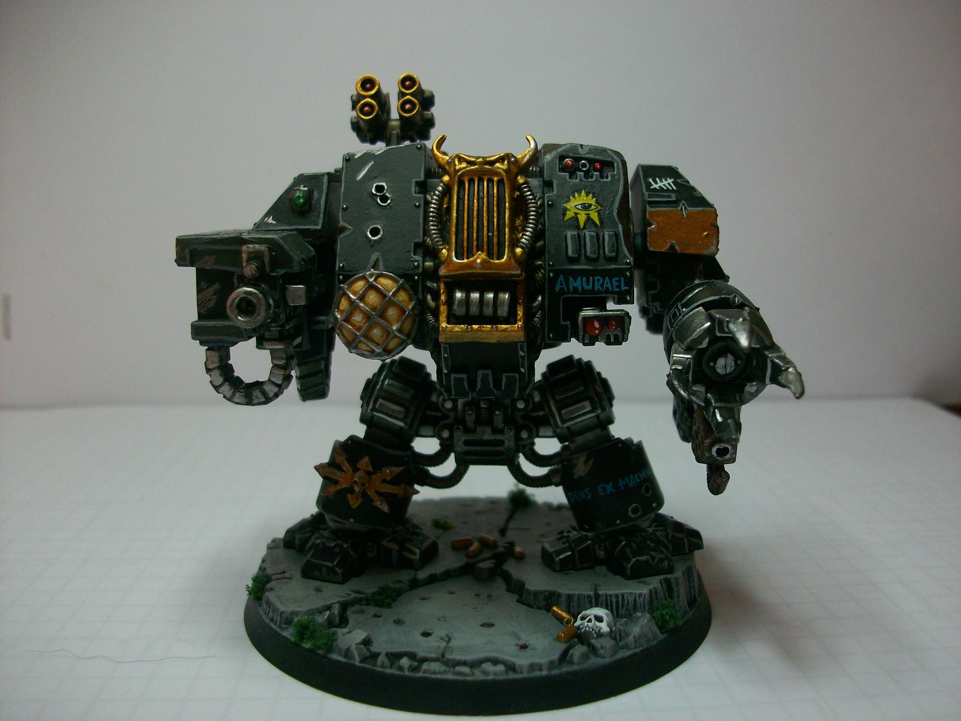 Amurael Dreadnought Chaos, Black Legion, Chaos Space Marines, Conversion, Dreadnought, Warhammer 40,000