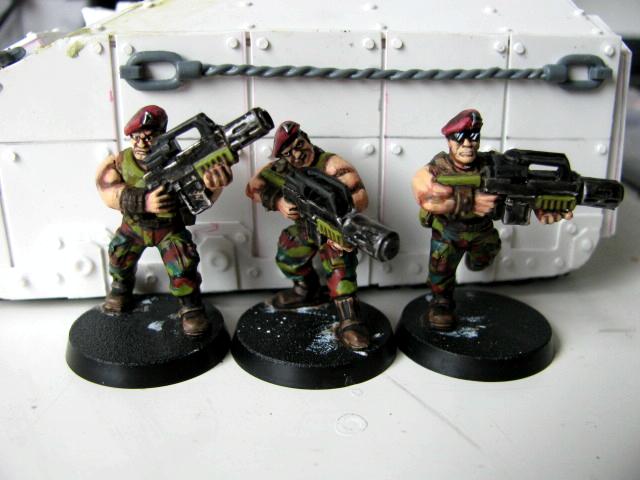 3rd, Belgium, Camouflage, Catachan, Conversion, Imperial Guard, Meltagun, Special Weapon, Veteran, Warhammer 40,000, Work In Progress