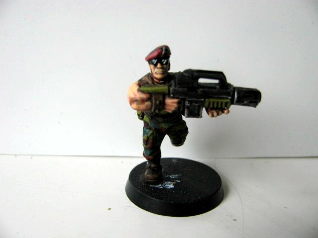 3rd, Belgium, Camouflage, Conversion, Darkon, Imperial Guard, Meltagun, Special Weapon, Veteran, Warhammer 40,000, Work In Progress