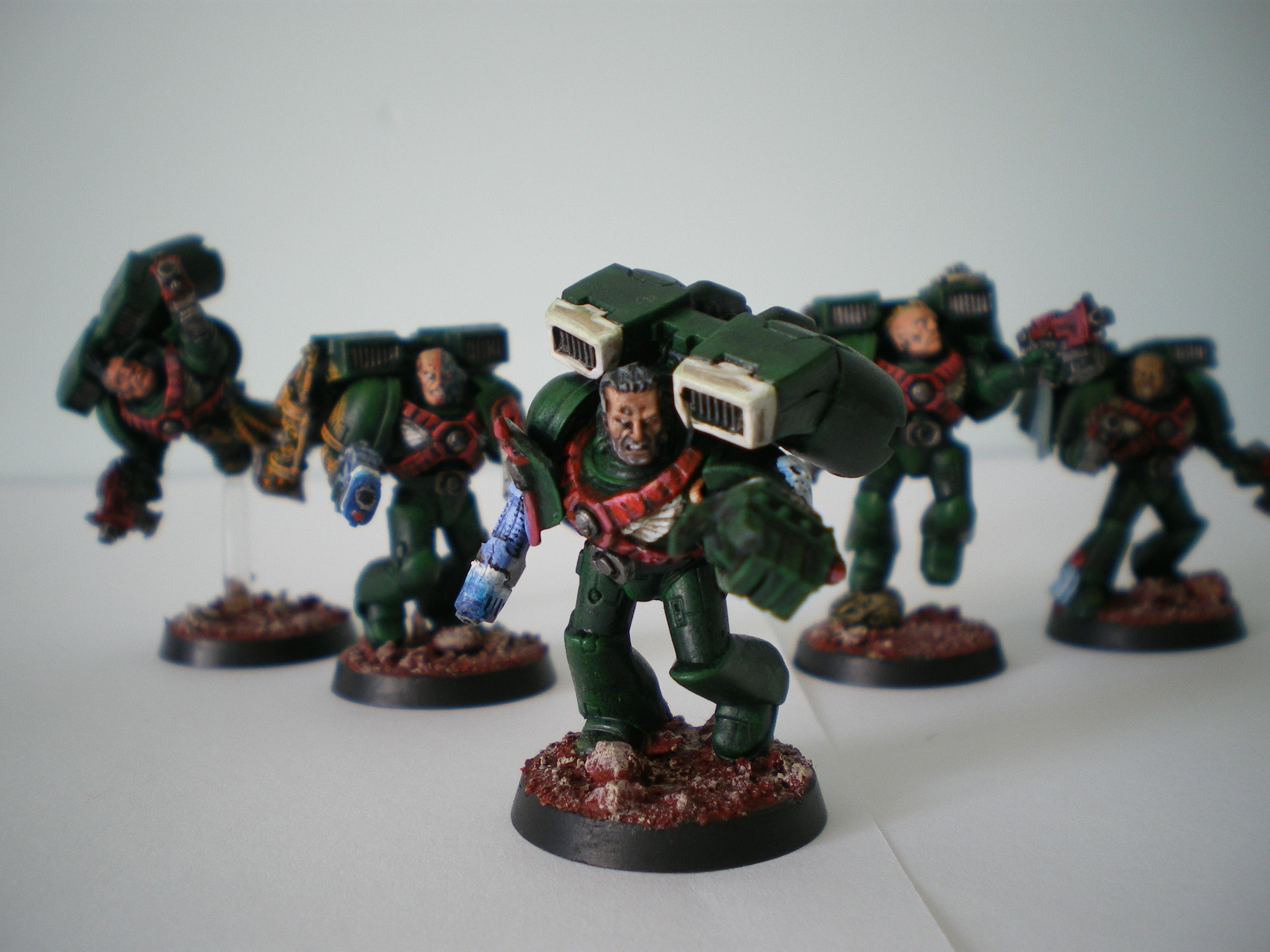 Assault Squad, Bolt Pistol, Dark Angels, Power Fist, Space Marines
