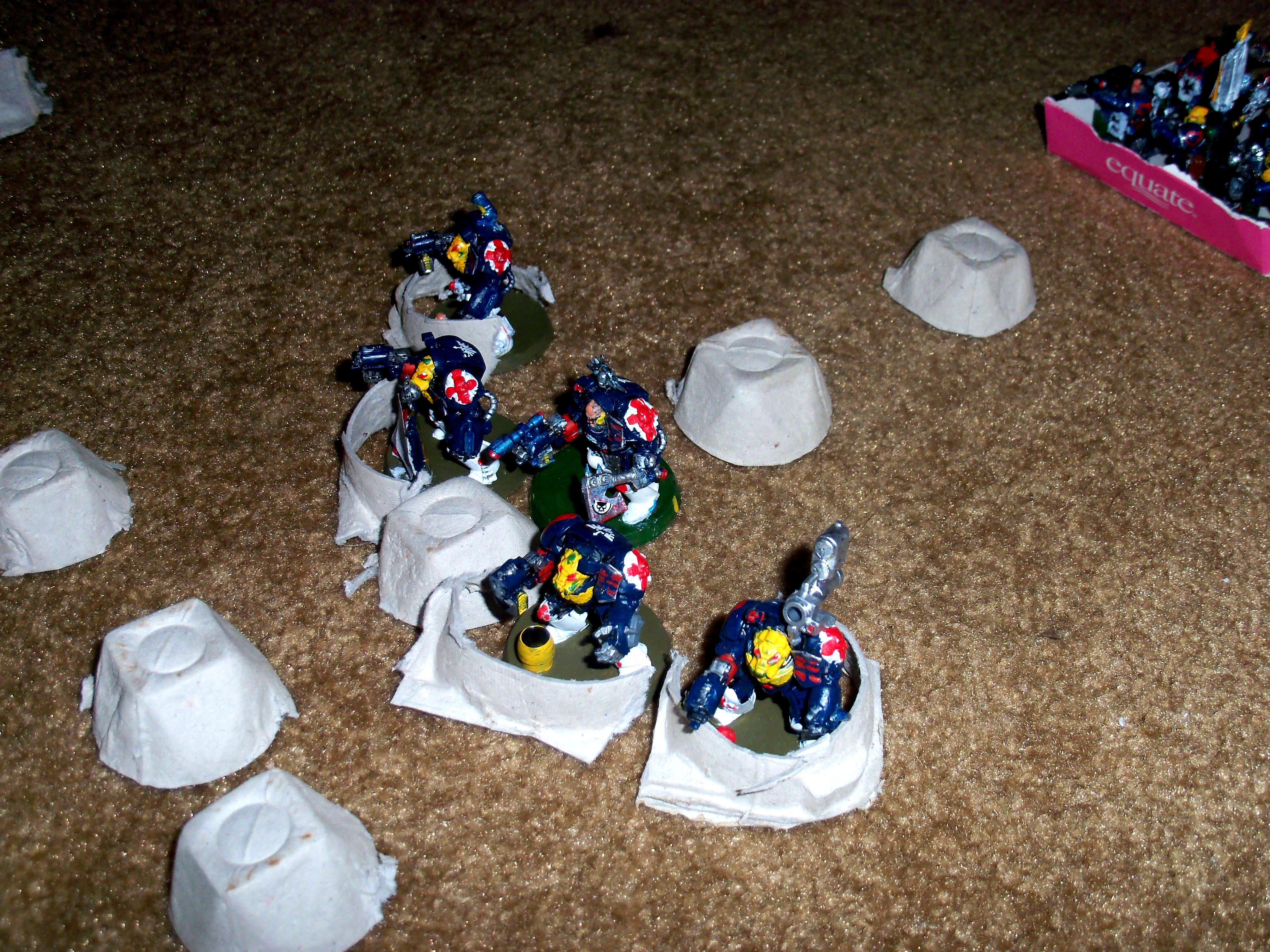 Cans, Egg Cartons, Space Marines