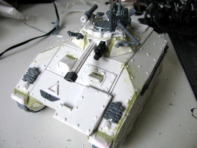 3rd, Belgium, Camouflage, Chimera, Conversion, Darkon, Imperial Guard, Plasticard, Schratchbuilt, Tank, Veteran, Warhammer 40,000, Work In Progress