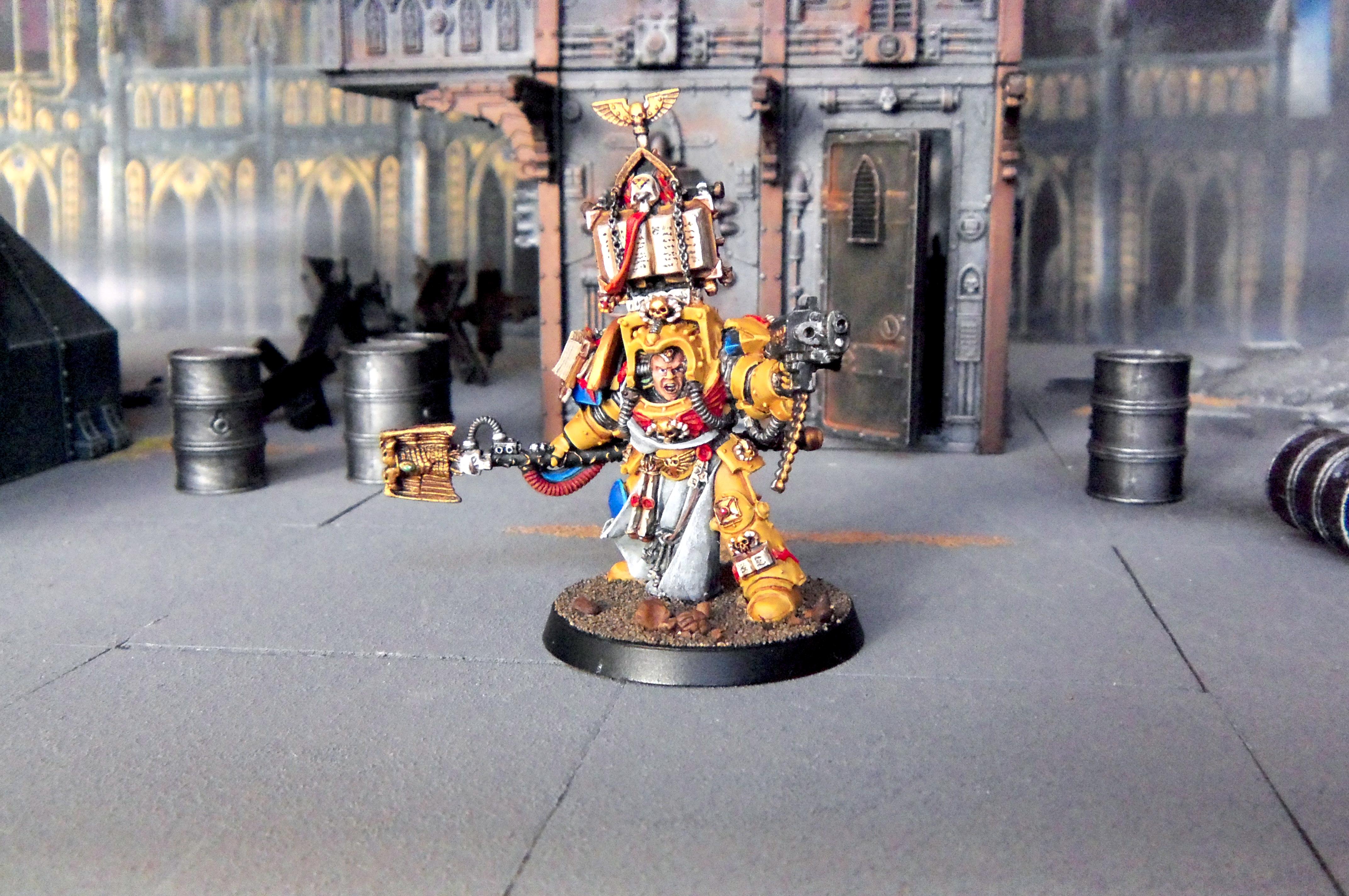 Imperial Fists, Land Raider, Land Speeder, Space Marines, Techmarine, Terminator Armor, Terrain, Warhammer 40,000