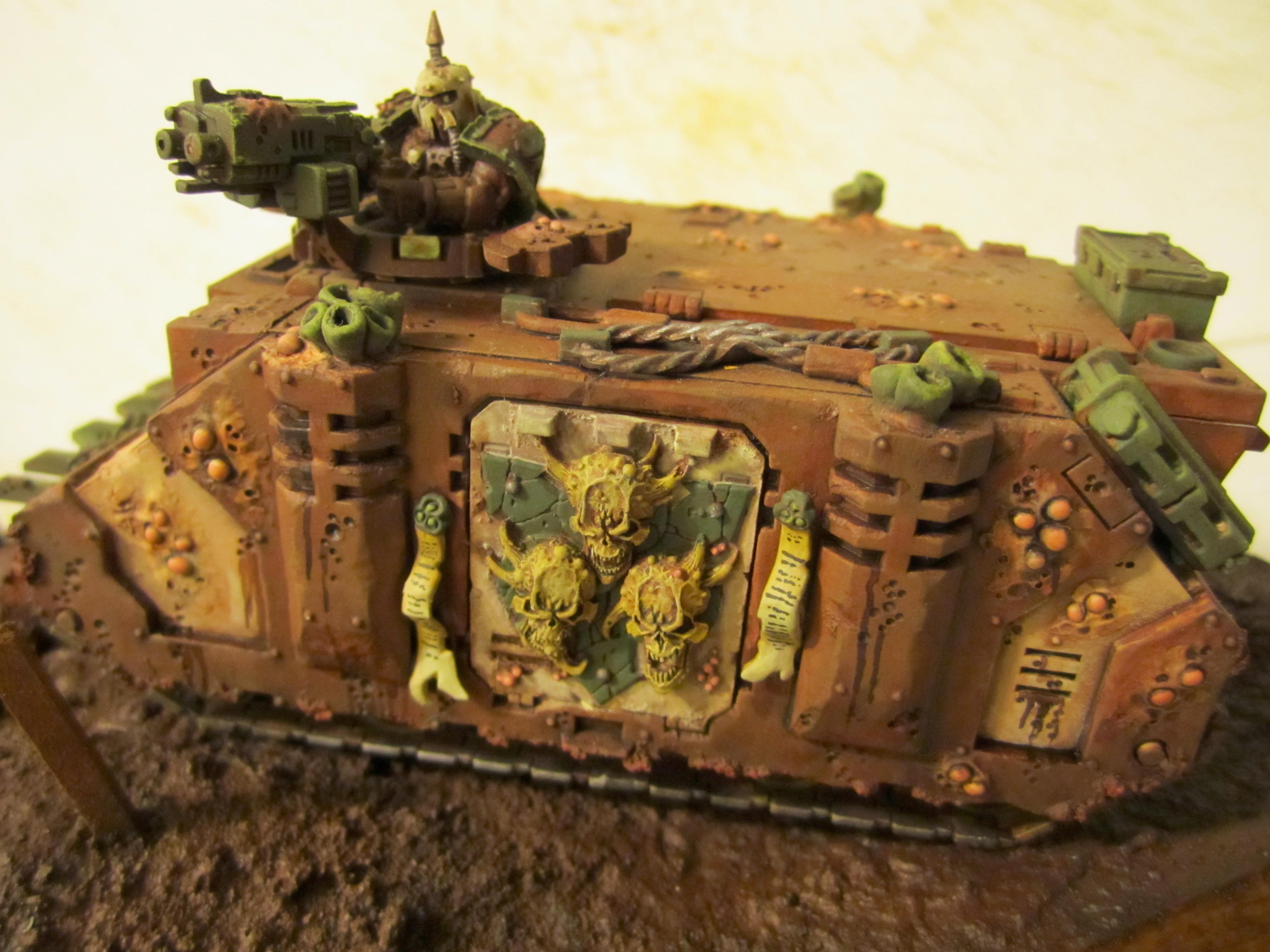 Chaos Space Marines, Conversion, Death Guard, Nurgle, Plague Marines, Warhammer 40,000