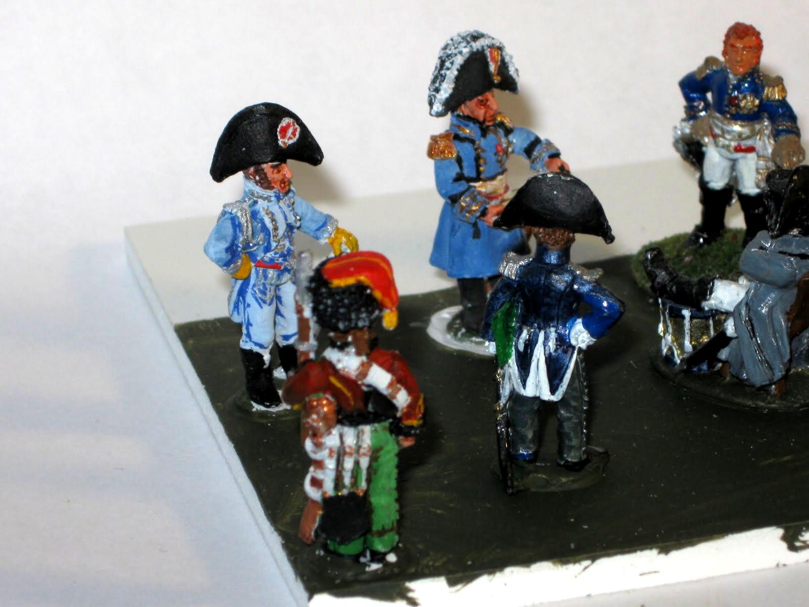 28mm, Napoleonics, Briefing the Emperor