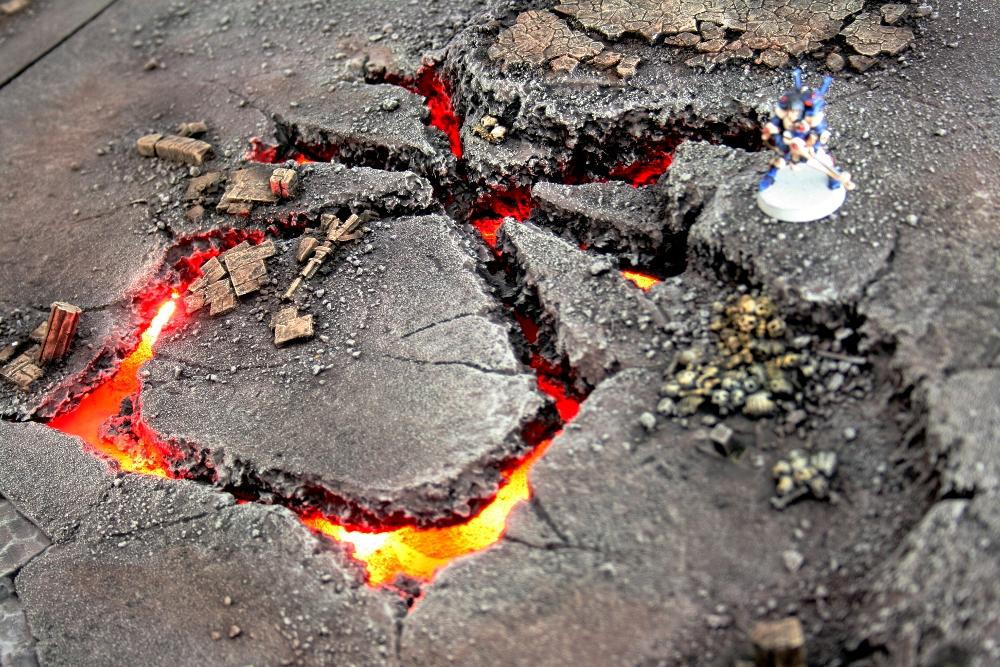 Chaos, Glowing, Khorne, Realm Of Battle Board, Skull
