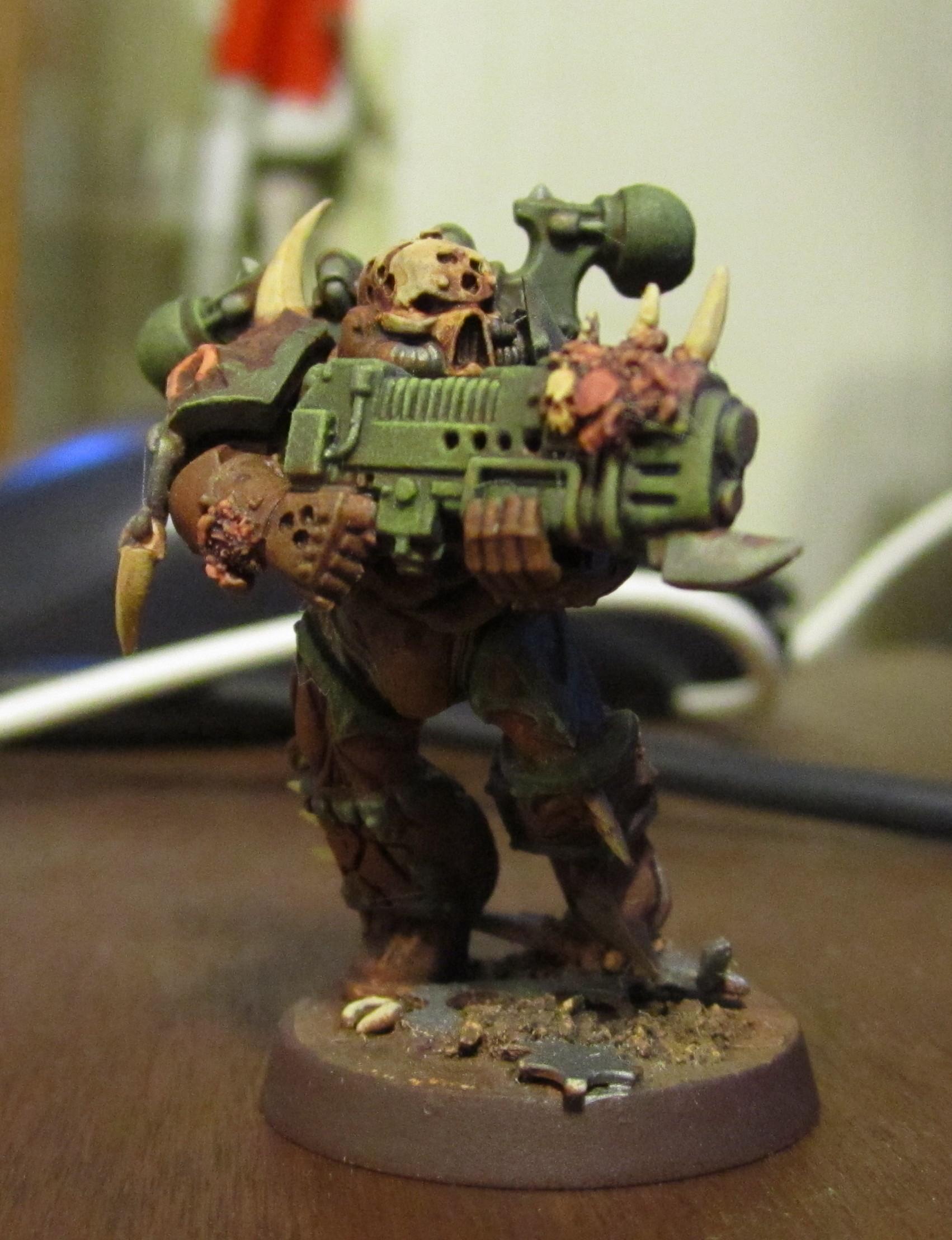 Chaos Space Marines, Conversion, Death Guard, Nurgle, Plague Marines, Warhammer 40,000