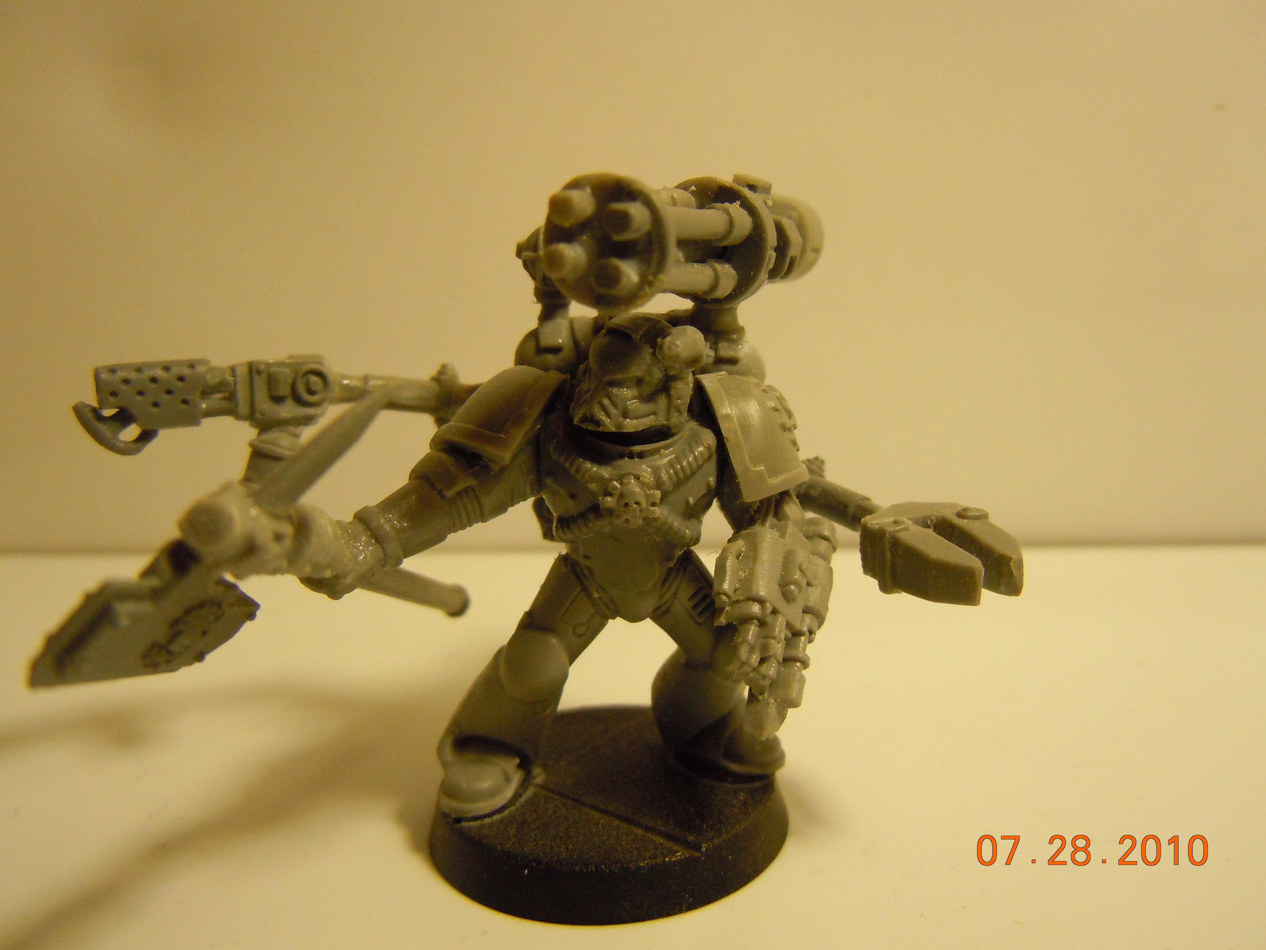 Kitbashed, Mechanicus, Space, Space Marines, Tech, Techmarine, Work In Progress