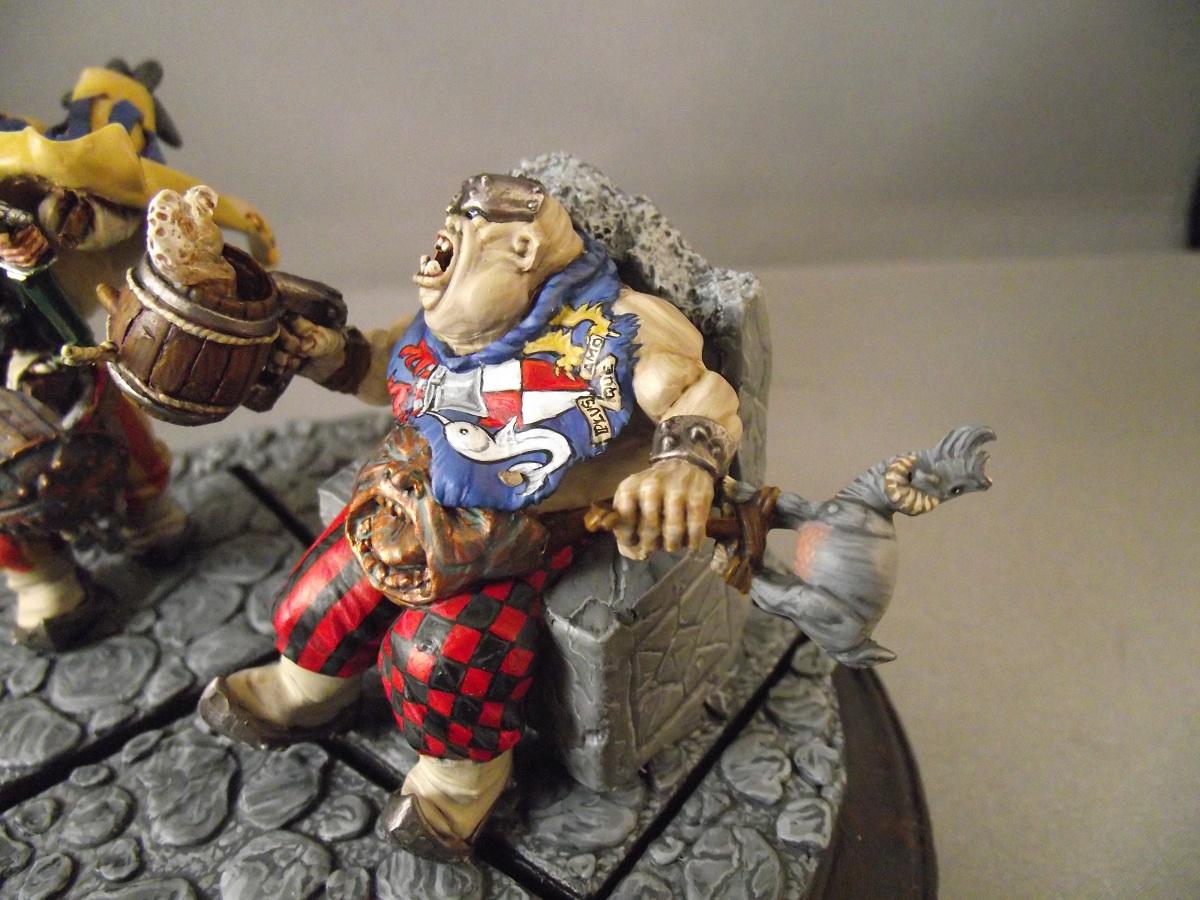Drunkard, Ogres, Party, Ram-on-a-stick