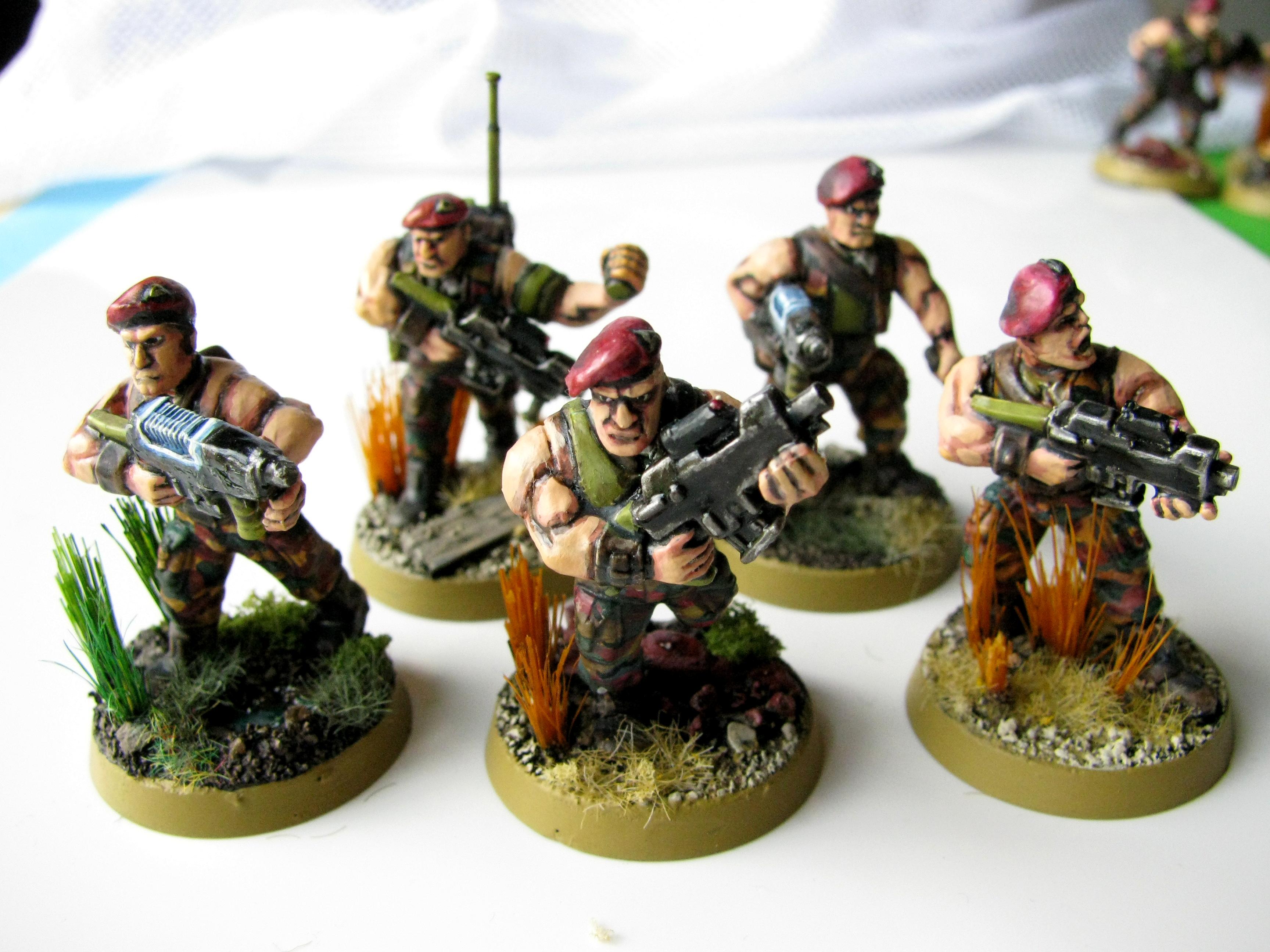 3rd, Belgium, Camouflage, Conversion, Darkon, Imperial Guard, Squad, Veteran, Warhammer 40,000, Work In Progress