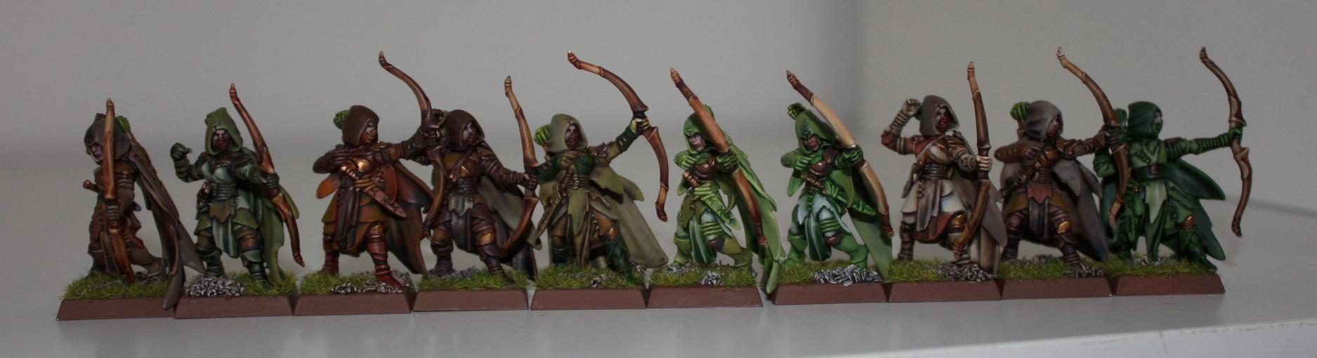 Archers, Bowmen, Cloaks, Infantry