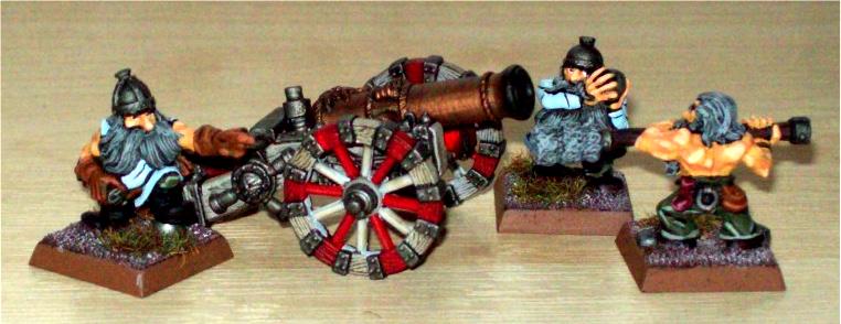 Cannon, Dwarves, Warhammer Fantasy
