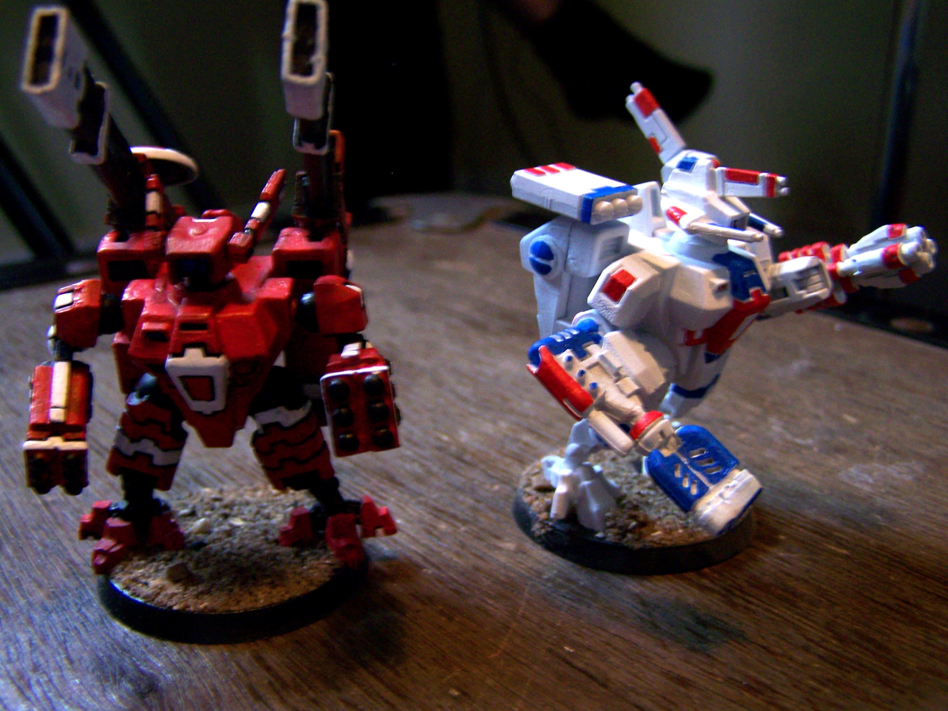 Broadsides, Crisis Battlesuit, Gravel Base, Tau, Tau Empire, Warhammer 40,000