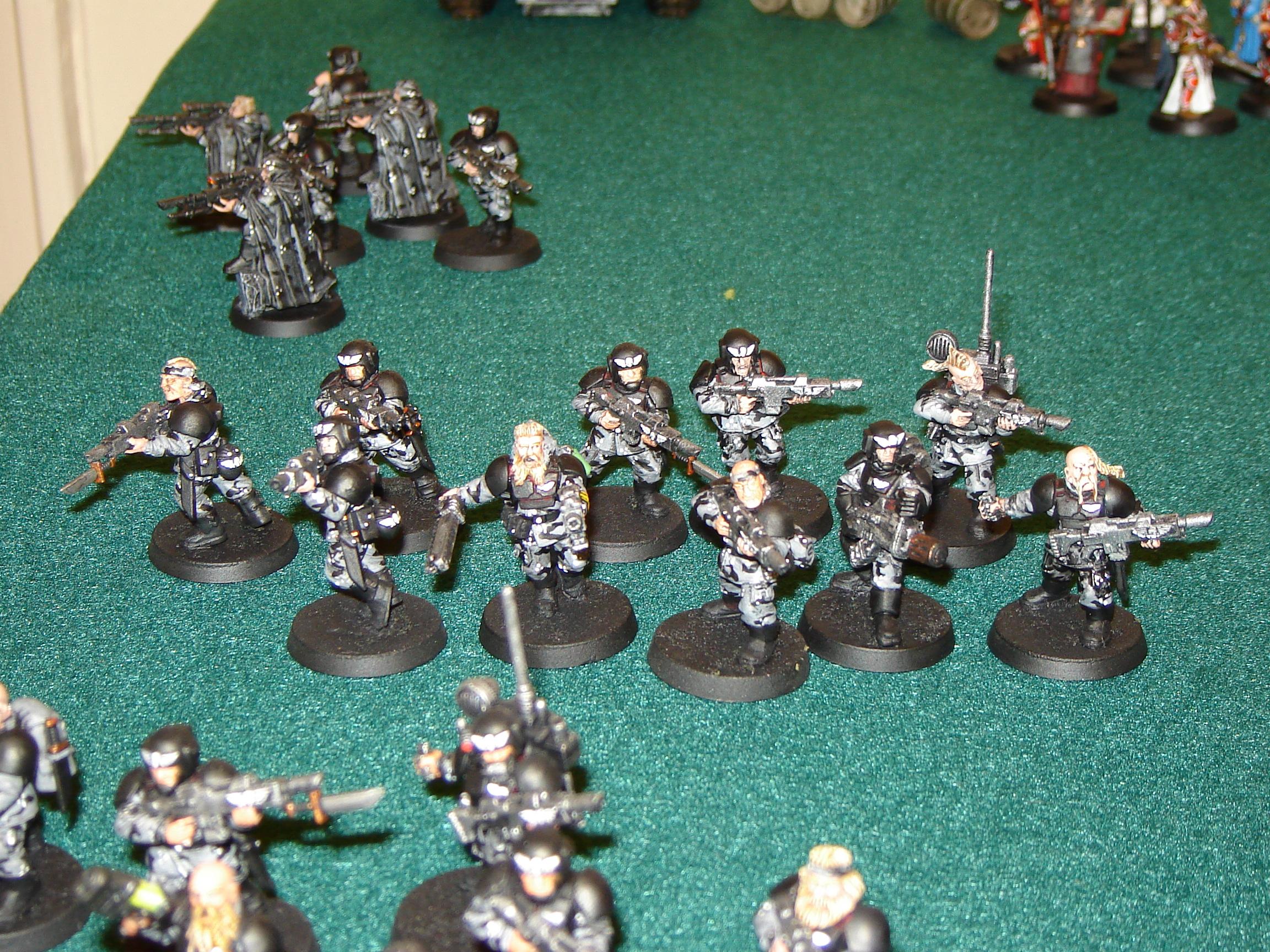 A few of the different "basic" infantry squads i will be fielding