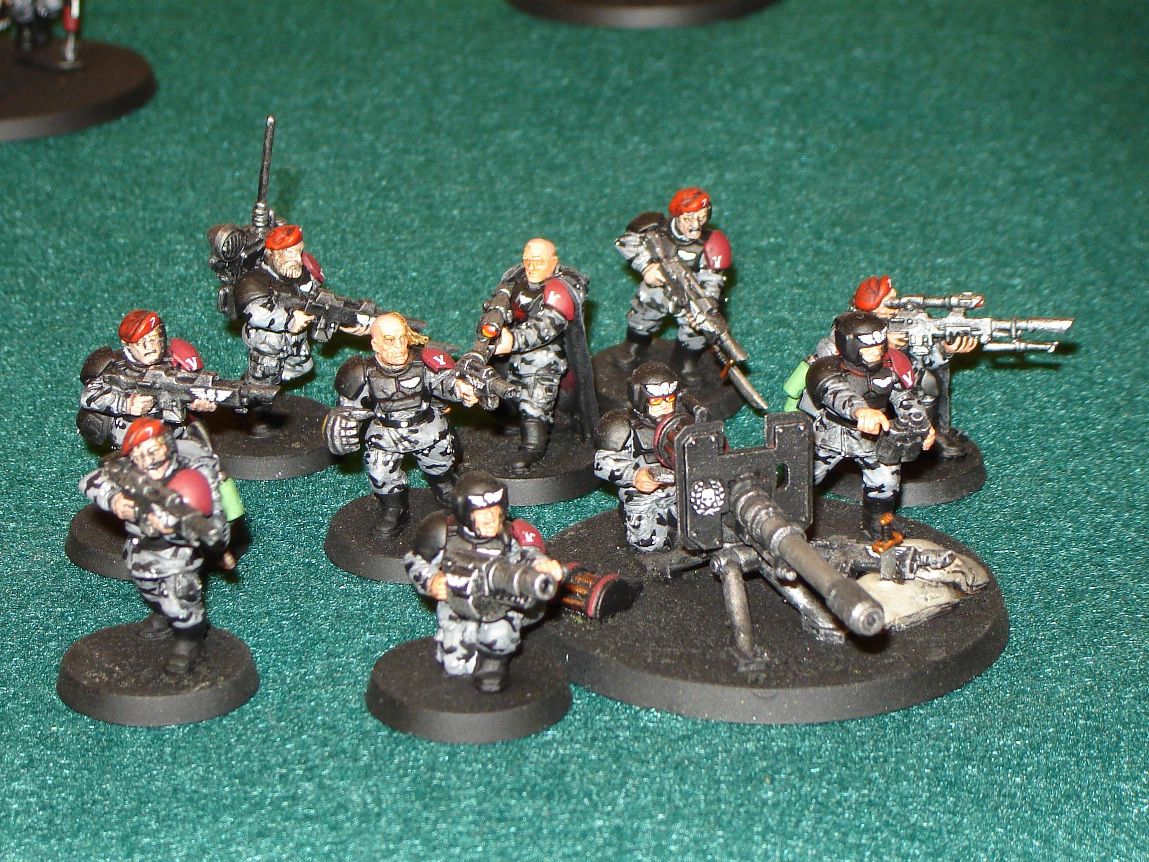 Cadians, Imperial Guard, Urban Camo, Veteran