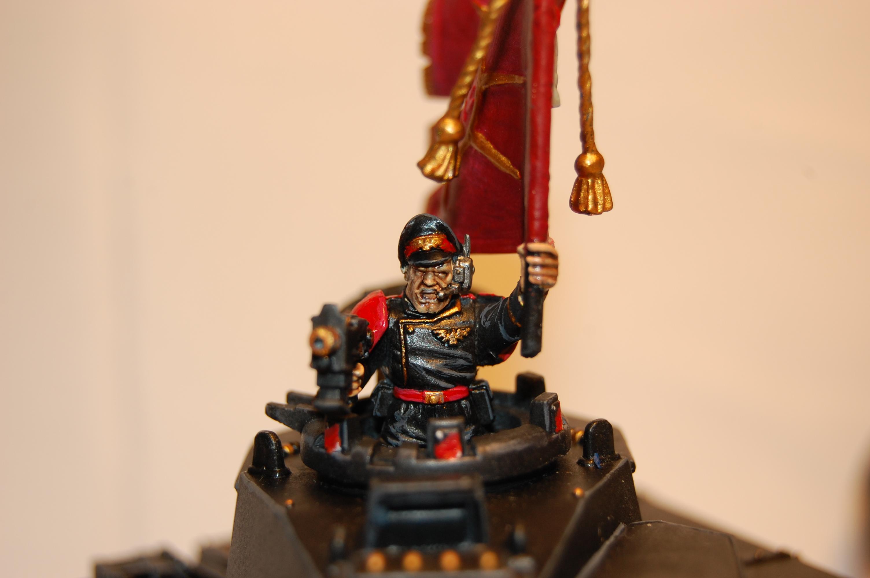 Imperial Guard, Commissar tank commander front