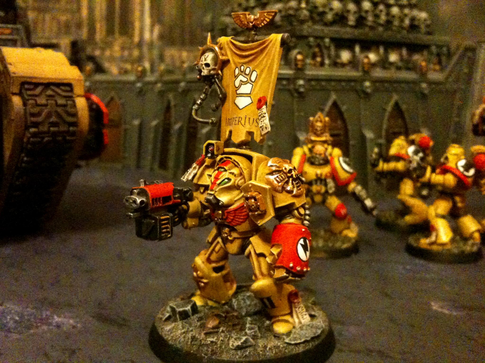 Fist, Imperial, Imperial Fists, Land Raider, Land Speeder, Space Marines, Techmarine, Terminator Armor, Terrain, Warhammer 40,000