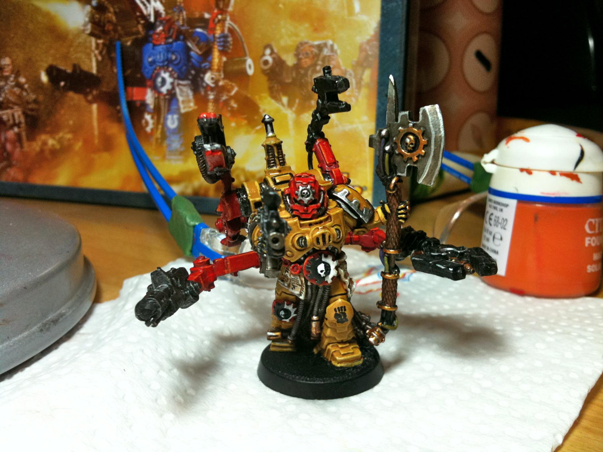 Fist, Imperial, Imperial Fists, Land Raider, Land Speeder, Space Marines, Techmarine, Terminator Armor, Terrain, Warhammer 40,000