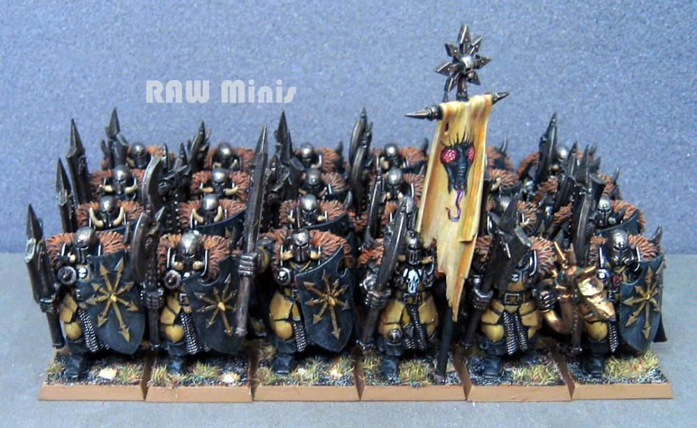 Chaos, Conversion, Nurgle, Painting, Warhammer Fantasy, Warriors