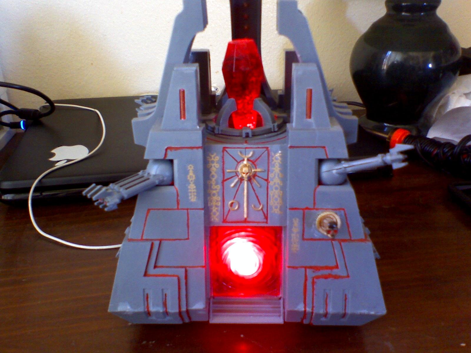 Light, Monolith, Necrons, Red, Warhammer 40,000